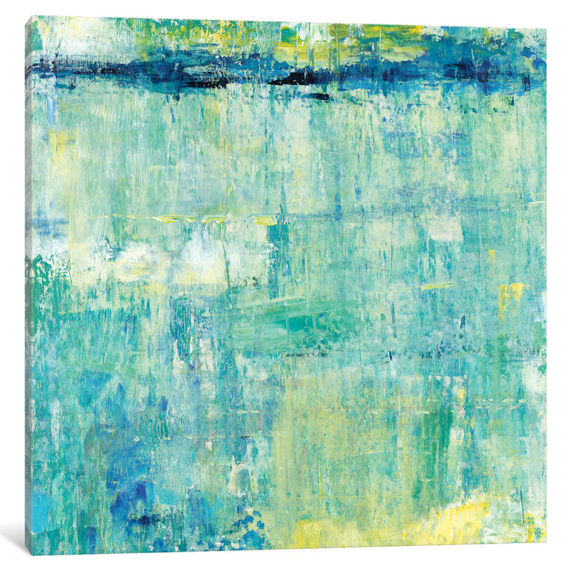 « water reflection ii », reproduction d’art sur toile tendue, H 12 po x l 12 po x P 0,75 po, Toile tendue, Pas de tapis