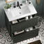 Meuble-lavabo 30 po avec lavabo en céramique et tiroirs pleine extension-115331480