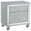 Table de chevet 2 tiroirs Menlo Metallic