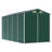 Vidaxl Garden Shed Green Galvanized Steel Garden Shed Rectangular-116118592-116118594