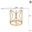 Round Metal Base Dining Table-2000917957