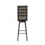 Tabouret de bar pivotant en cuir (ensemble de 2)-1700306473