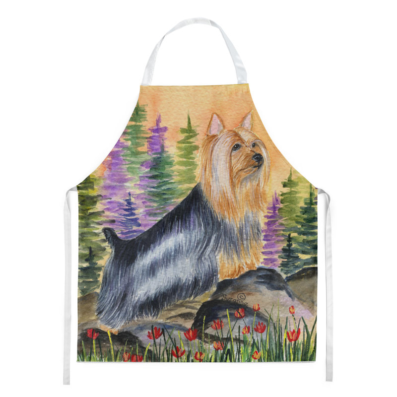 Tablier terrier en soie