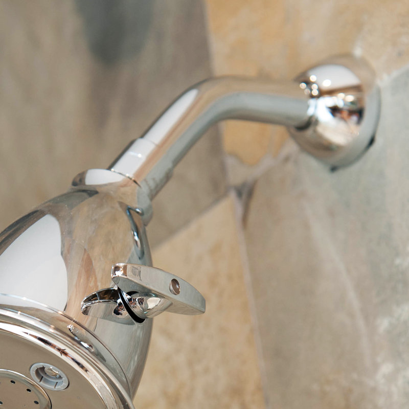 7" Shower Arm and Flange, Polished Chrome