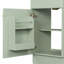 Meuble-lavabo 18 po avec lavabo, meuble-lavabo avec tablette de porte et tablette réglable