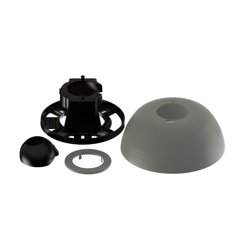 Ceiling Fan Sloped Ceiling Kit - 1 inch - Antique Graphite