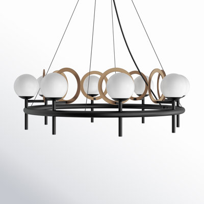 Ryian 8 - Light Metal Chandelier