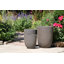 Grands pots coniques Milano - (Corail) Pots en grès, lot de 4 - Intérieur/Extérieur-1845895156-1845895162