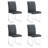 Vesta Modern Faux Leather Waterproof Upholstered Dining Chairs -272939227-272939174