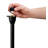 Low Voltage 8-inch Textured Black Hardwired Dome Path Light with No Bulbs Included-1381004423