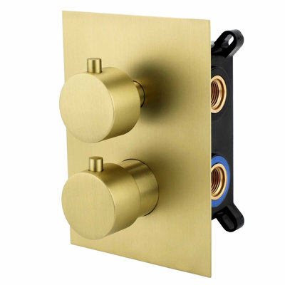 Adalhi Mixer Manual Bathroom Tap Triple Concealed Diverter Shower Valve