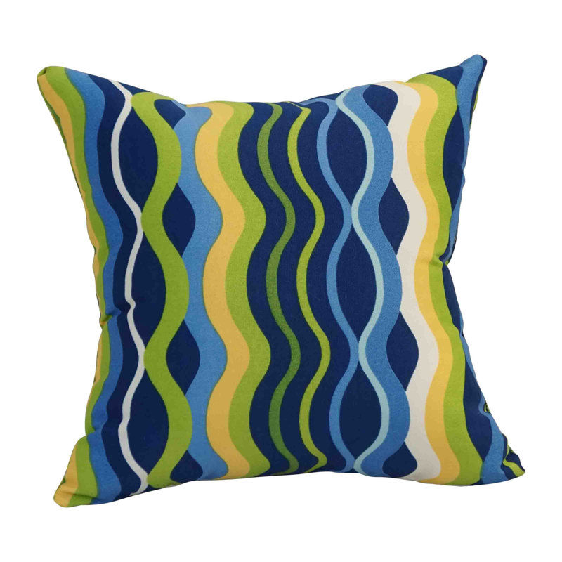 Outdoor Cushion Collection Indoor/Outdoor Abstract Throw Pillow
