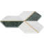 Decade Polished Marble And Brass Mosaic-1985278909