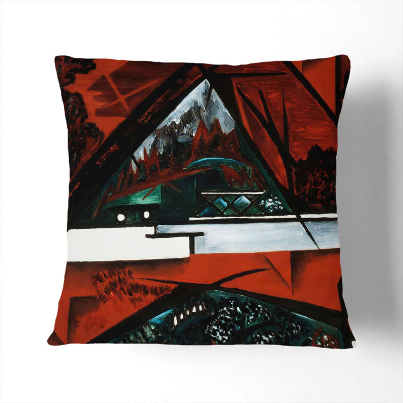The Bridge Scatter Cushion, 55cm H x 55cm W x 20cm D, White