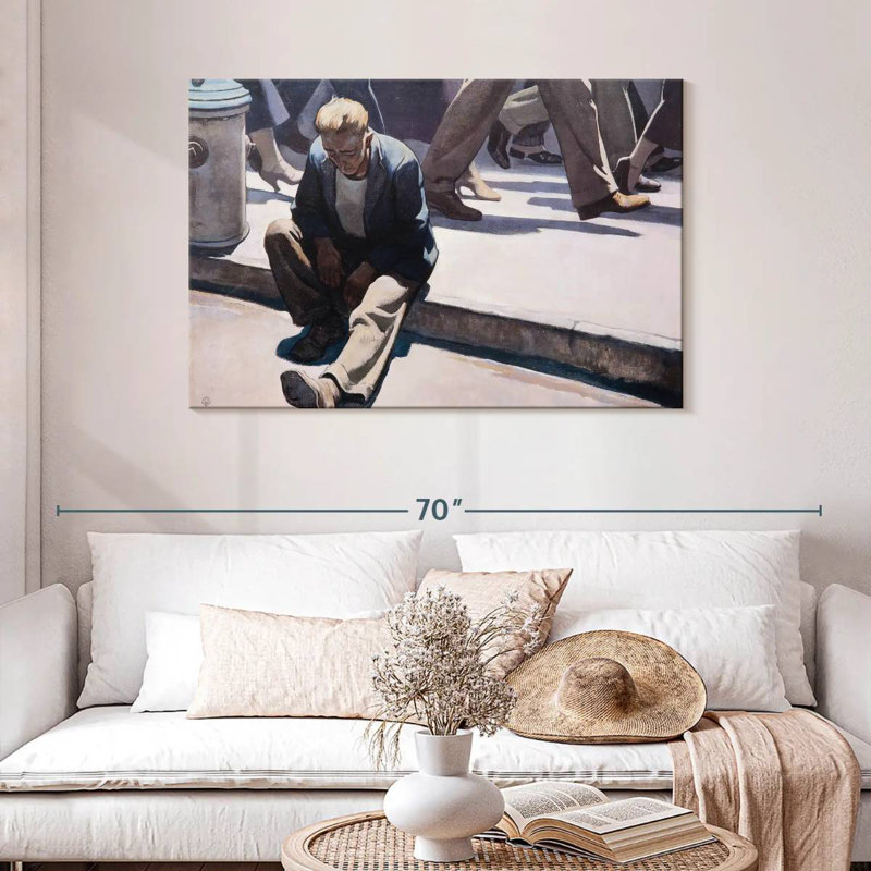 Leisha Forgotten Man, 30" H x 45" W