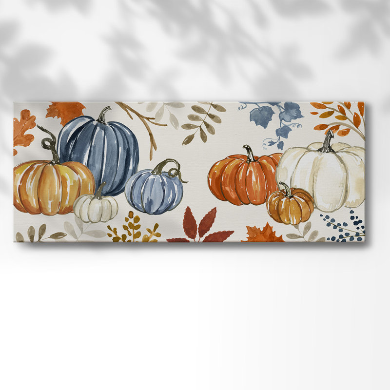 «Harvest Time II» sur toile, H 24 po x l 60 po x P 1,5 po