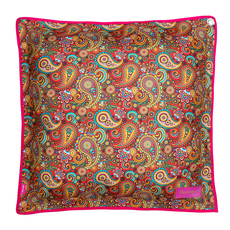 Indoor / Outdoor Paisley Square Throw Cushion