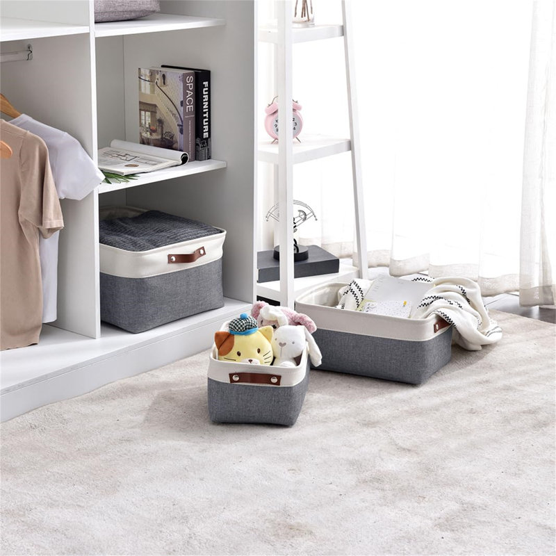 Ebern Designs Fabric Decorative Bin