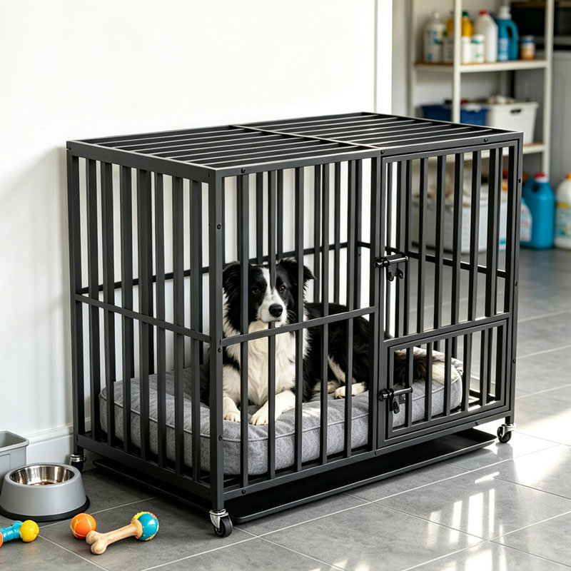 Cillian Pet Cage Crate, 82.5cm H x 95cm W x 58.5cm D