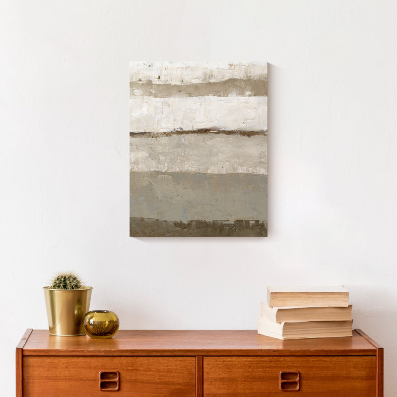 «Neutral Stripes», reproduction sur toile, H 14 po x l 11 po x P 1,25 po