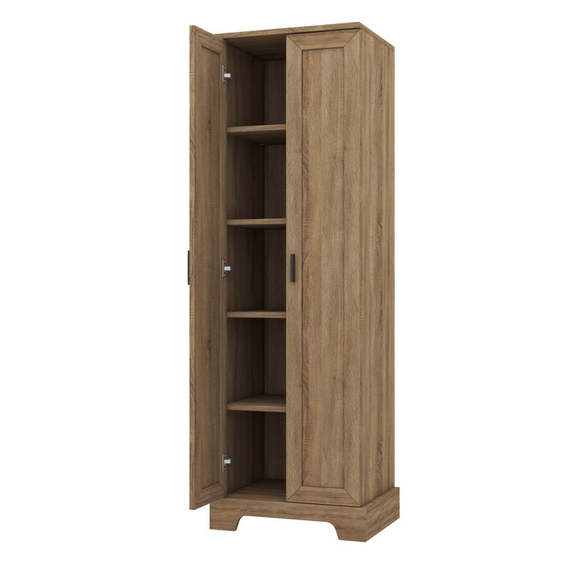 Armoire de rangement à deux portes avec tablette réglable