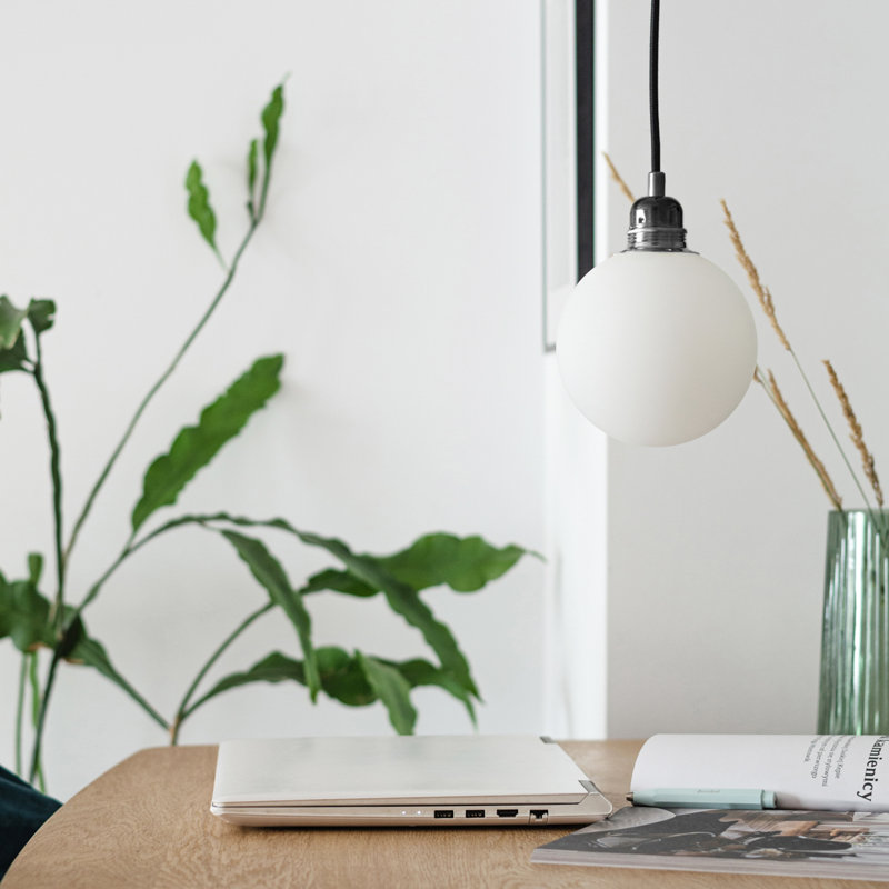 Ruithero 2 - Light Cluster Pendant, 271.5cm H x 55cm W x 55cm D, Nickel/Black