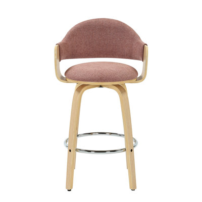 Swivel Upholstered Counter Stool