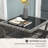 Outsunny Rattan Side Table （Only Include Table)-1481512357