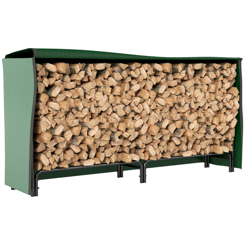 Akshana 200cm W Metal Log Rack