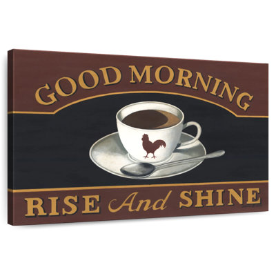 Plaque murale «Good Morning Coffee»