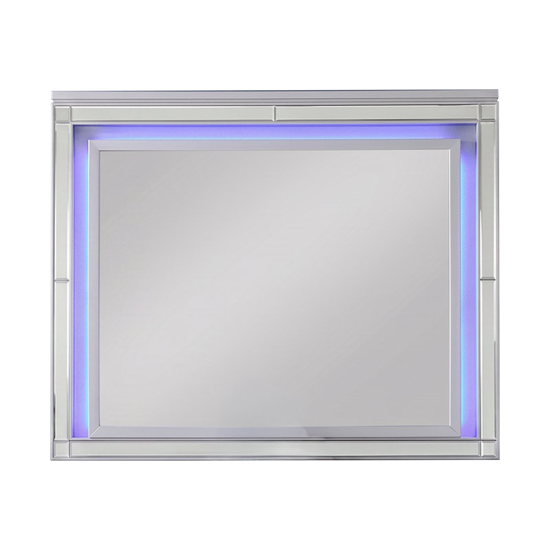 Miroir Denard, Argent, H 42 po x l 49 po