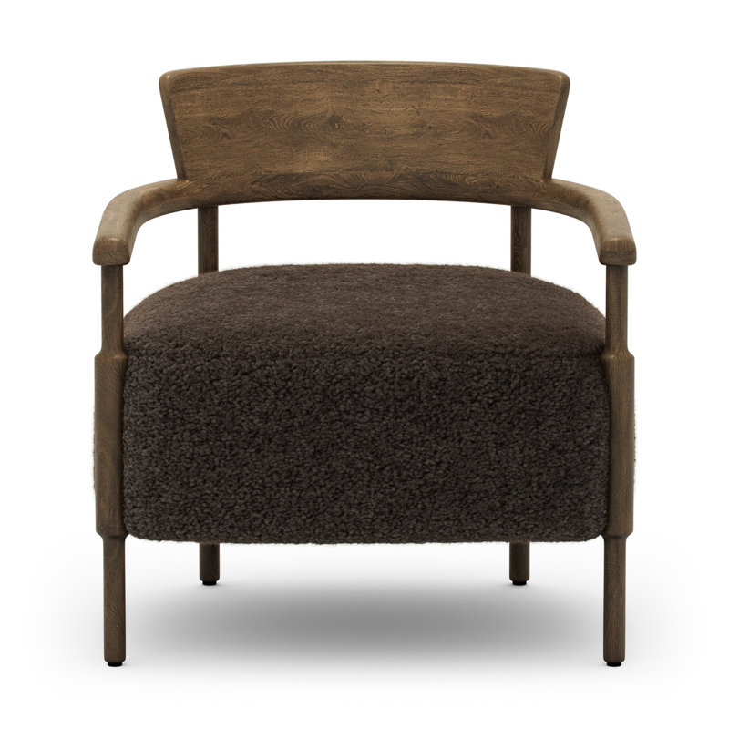 Armchair, Cocoa Shearling