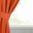 Millendon Energy Saving Modern Polyester Grommet Room Darkening Curtain Pair-1411588899-1470439795