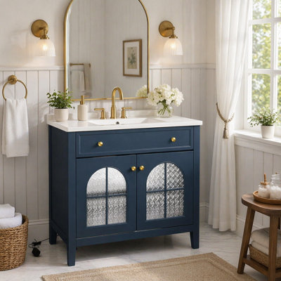 Armoire de salle de bain 35,6 po