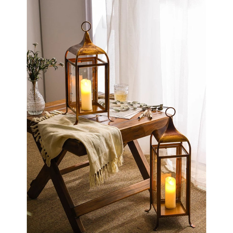 23.23'' H Metal Tabletop Candlestick