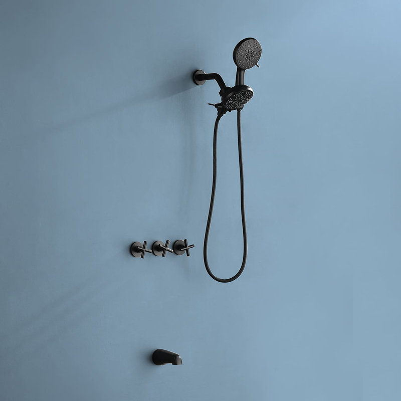 All-In-One Kit with Rough in-Valve, Matte Black