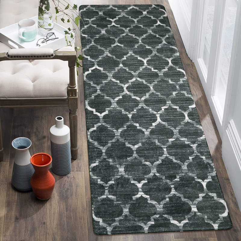 Tawann Classic Moroccan Machine Washable  Area Rugs with Non-Slip Backing Perfect for Living Room, Dining Room, Bedroom Decor