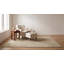 Tapis transitionnel en laine noué à la main beige Bradley-1738435176
