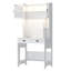 Bureau d'ordinateur l 31,5 po avec huche et armoire Berwaldt-848124099