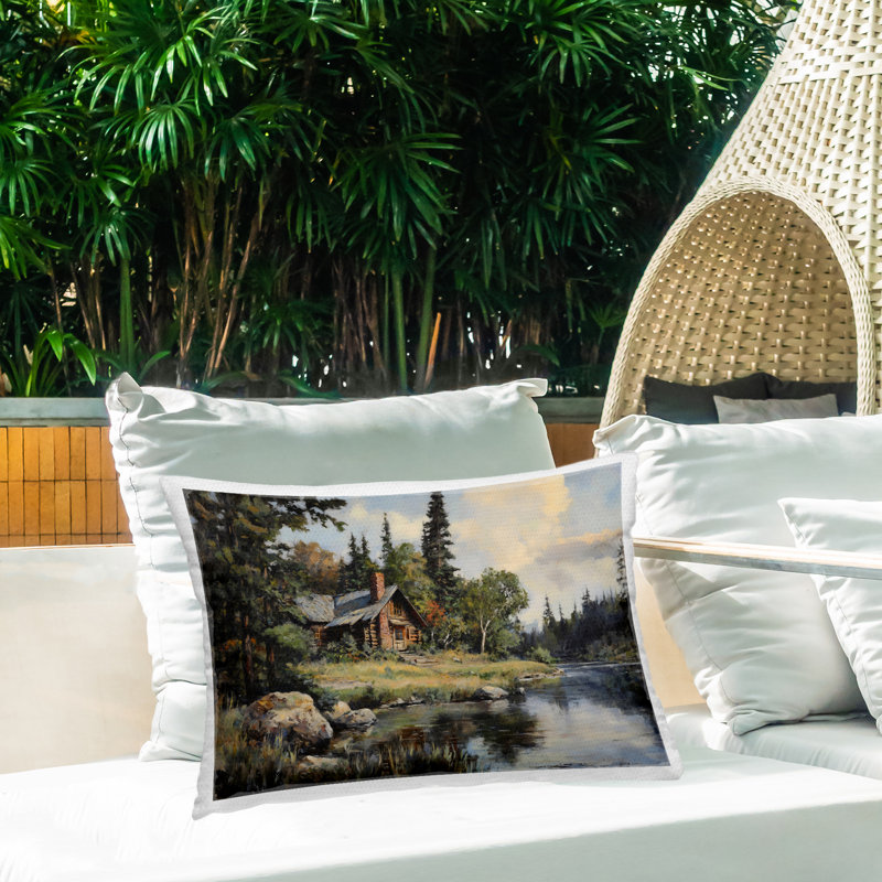 Coussin d'extérieur Creek Cabin