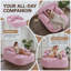 Chaise longue en velours côtelé sans assemblage-993124534
