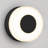 Ludwig outdoor Outdoor Wall Light Fixture, Matte Black