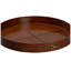 Leather Round Tray With Metal-1603507371