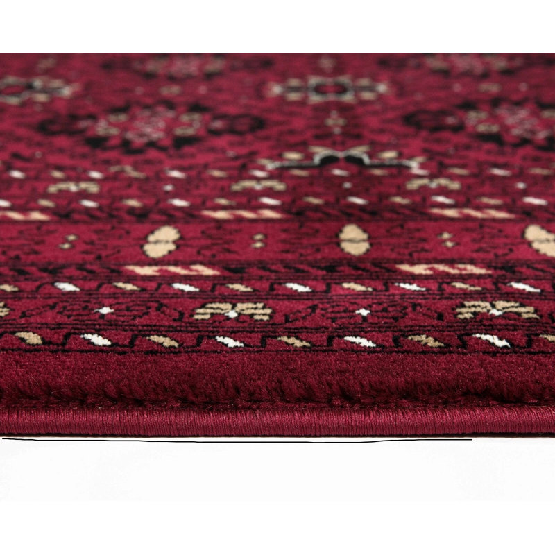 Rectangle Floral Flokati, Rectangle 80 x 150 cm