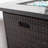 Outdoor Fire Table, Fire Pit Table With Glass Rocks And Rain Cover
