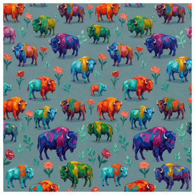 Édredon Rainbow Buffalo
