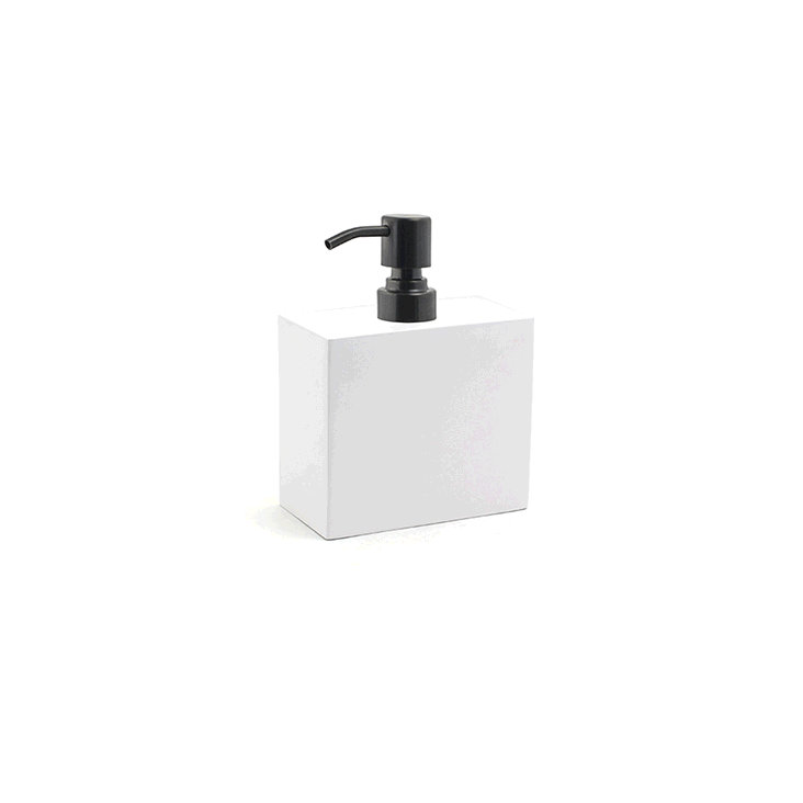 Distributeur de savon New York, Neige / noir