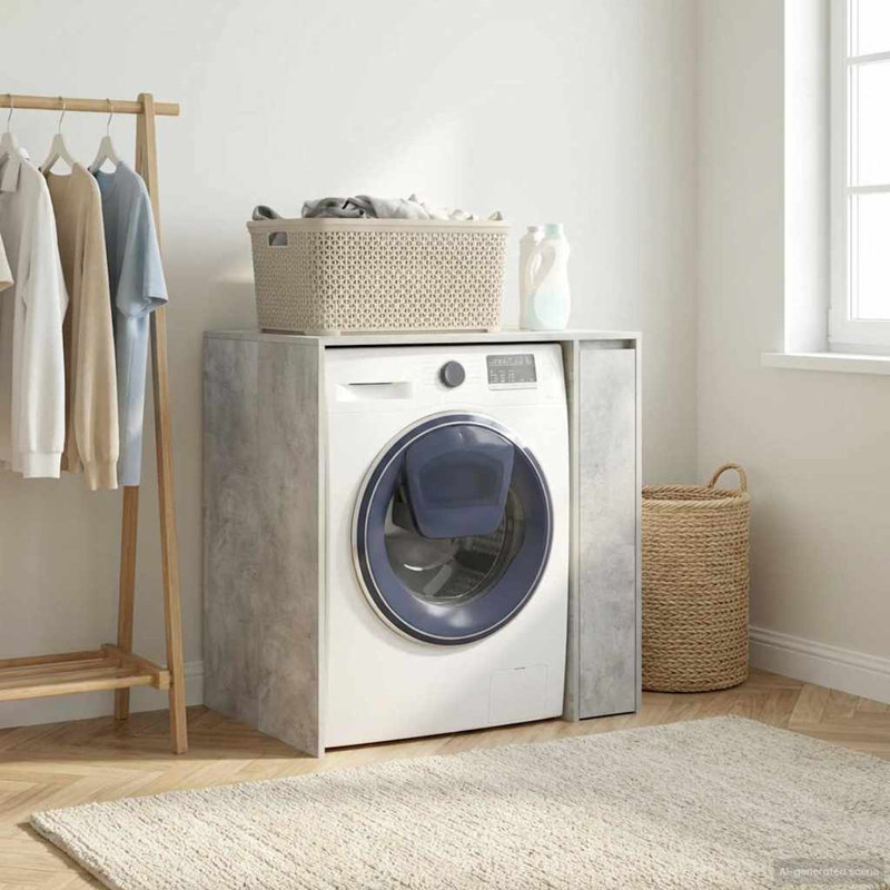 Freestanding Bathroom Cabinet, Concrete