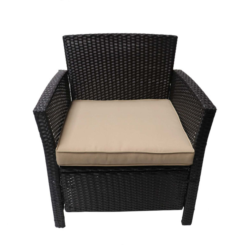 Confort et style ultimes, un fauteuil d'appoint pour le salon, Brun