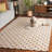 Keydon Hand Tufted Performance Geometric Rug-1460866655